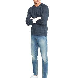 Sweat-shirt Homme Style Streetwear à Épaules Tombantes en Coton Lourd Personnalisé à Manches Longues avec Logo Audacieux – Vente en Gros - Product Image 3