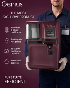 Système de traitement de l'eau par osmose inverse GENIUS, filtre à 5 étapes, filtration d'eau domestique, système RO ALK TDS, qualité alimentaire - Product Image 2