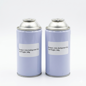 Gas refrigerante HFC-134a para aire acondicionado de coche, recarga de gas refrigerante R134a de 180g, gas refrigerante para aire acondicionado de coche, aerosol de gas refrigerante. - Product Image 1