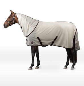 Waterproof Horse Turnout Rug With High Neck And Large Tail Flap Oxford Fabric Outdoor Use All Seasons Protection - Product Image 3