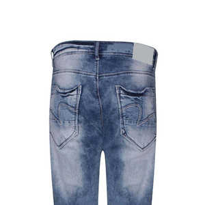 Pantalon en jean droit pour homme, style urbain, uni, délavé, respirant, décontracté, pour l'hiver - Product Image 2