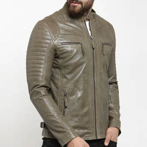 Wholesale Price Hot Selling Winter 2026 New Style High Quality Breathable Leather Jackets for Men OEM Service Customized Front - Product Image 5