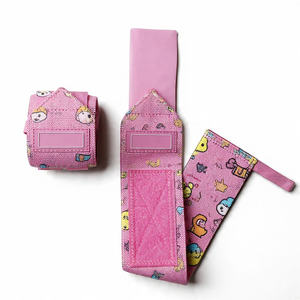 Muñequeras Ligeras Impresas para Levantamiento de Pesas con Lazos para Pulgares, Muñequera Elástica Resistente para Entrenamiento en Gimnasio, Soporte para Muñeca - Product Image 2