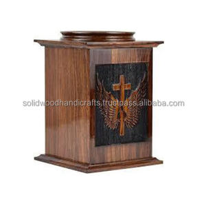 Urnes funéraires en bois pour adultes Urnes funéraires Urnes funéraires Taille personnalisée Fournitures funéraires - Product Image 4