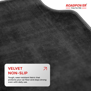 Alfombrillas Universales para Auto ROADPOWER (RP-MAT-130), Color Negro Premium, Resistentes, Impermeables y Fáciles de Limpiar - Product Image 2