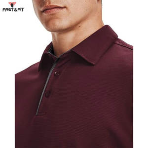 Camisas Casuales de Poliéster/Algodón Ecológicas de Alta Gama al por Mayor - Cuello Alto de Tela Tejida Unisex con Logotipo Impreso Personalizado - Product Image 5