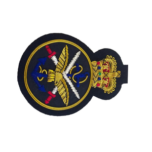 Badge en tissu brodé à la main avec fil de bullion, fabrication artisanale de qualité supérieure, blason familial brodé à la main, badge de blazer avec blason familial, prix abordable - Product Image 4