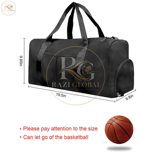 Bolsa Deportiva Impermeable de Gran Capacidad Hecha a Medida con Múltiples Cierres y Compartimento para Zapatos - Product Image 3