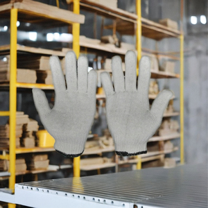 Guantes de seguridad de trabajo blancos duraderos de alta calidad en todos los tamaños hechos en Vietnam para uso en talleres - Product Image 1