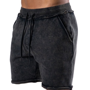 Shorts de bain pour hommes tendance et haut de gamme, 100% coton, toile unie, respirant, élégant, taille élastique, séchage rapide, écologique - Product Image 1
