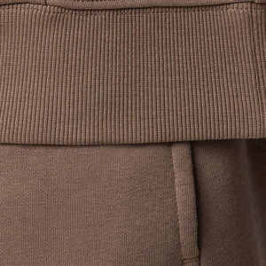Ensemble de survêtement surdimensionné en molleton 100% coton personnalisé pour homme, pantalon de survêtement évasé et sweat-shirt - Product Image 4
