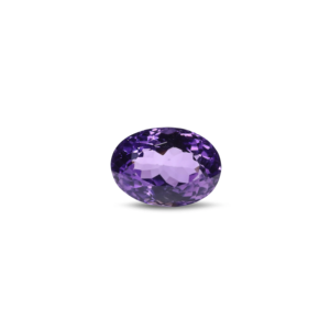 Loose Amethyst Gemstone 6.55 Carat Oval Cut for Fine Jewelry - Product Image 1