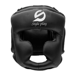 Hot Selling Adjustable Professional Boxing <b>Training</b> <b>Head</b> Guard Customized Genuine Leather Made Boxing <b>Head</b> Guard - Product Image 1