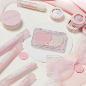 Set Trucco Sconto Edizione Festiva: Look My Eyes Duo/Heart Pop Duo, Blush, Tinta Fissante, Balsamo Labbra Notturno Ginger Sugar Melting - Product Image 1