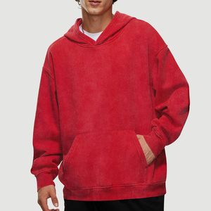 New Streetwear Style Men Acid Wash Hoodies In Low MOQ Latest Arrival Wholesale Price Men Acid Wash Hoodies For Adults - Product Image 1