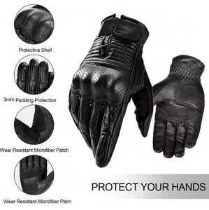 Gants de course moto personnalisés haut de gamme pour hommes, pour le cyclisme sportif et la conduite décontractée à moto, prix de gros Hike Impex - Product Image 3