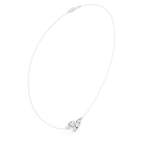 Elegante colgante de diamantes cultivados en laboratorio de 1.5 CT cada uno, con forma de pera y marquesa, en oro fino de 14K, calidad IGI, OEM/ODM disponible. - Product Image 4