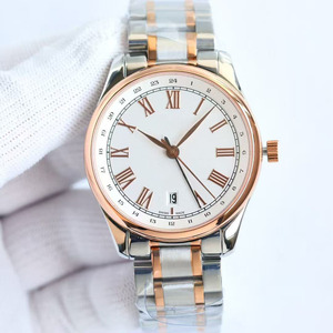Reloj de Hombre de Diseño de Alta Gama con Bisel Dorado de Lujo, Correa de Acero Inoxidable, Estilo Casual, Deportivo y de Negocios, Automático y Mecánico - Product Image 1