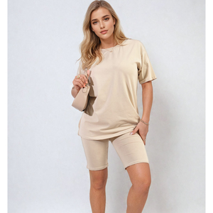 T-shirt Homme Oversize à Manches Courtes, Couleur Unie, en Coton Tricoté, Col Rond, Décontracté, Respirant, Coupe Classique, Longueur Standard, Style Teint Uni - Product Image 3