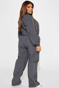 Conjunto de Pantalones Acampanados con Pedrería Estilo Y2K para Mujer, Ropa Deportiva Urbana - Product Image 4