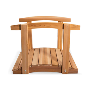 Puente de jardín de madera para exteriores con barandillas laterales, puente de jardín con pasamanos para mejorar caminos y estanques, de Vietnam - Product Image 4