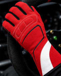Gants de course rouges pour homme, à doigts entiers, imperméables et légers, avec paume antidérapante, fermeture auto-agrippante, pour karting hivernal et utilisation en extérieur - Product Image 4