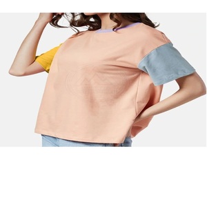 Custom Brand Women's Cotton Cropped <b>Top</b> in 5XL with Digital Printing - Product Image 1