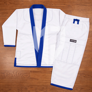 Kimono de Jiu-Jitsu pour hommes, en coton premium, coutures renforcées, léger, durable, uniforme d'arts martiaux - Product Image 4