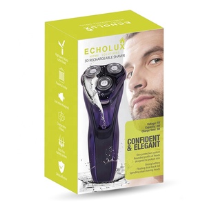 Cabezales de <span class=keywords><strong>Afeitado</strong></span> Flotantes 3D, Maquinilla de Afeitar Rotativa Impermeable con Triple Cuchilla, Recargable por USB, Lavable, <span class=keywords><strong>para</strong></span> Afeitar el Cuerpo de Hombres - Product Image 5