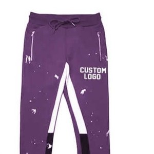 Conjunto Deportivo Morado con Logotipo Personalizado, Sudadera con Capucha y Pantalones, Casual, Manga Larga, con Cordón Ajustable, Transpirable, 100% Algodón, Unisex para Adultos, Ropa de Otoño - Product Image 2