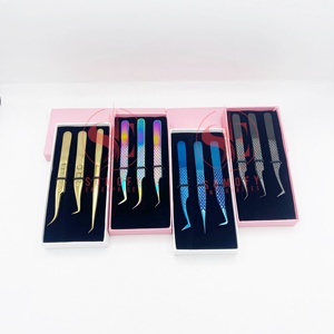 อุปกรณ์ต่อขนตาแบบมืออาชีพสีโรสโกลด์อุปกรณ์ต่อขนตาพลาสม่าปลายทนทาน - Product Image 4
