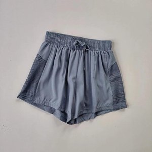 Nuevos pantalones cortos deportivos de cintura alta para mujer, largos, para gimnasio, correr, tenis, ciclismo, de poliéster/nailon, estampados, de secado rápido y transpirables. - Product Image 3
