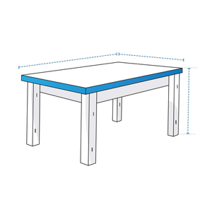 Housses de table d'appoint rectangulaires du Vietnam, housses de table d'appoint HDT imperméables et résistantes aux UV, housses de mobilier de patio - Product Image 5