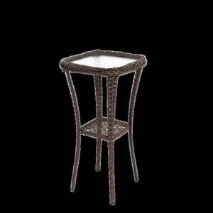 Set di 3 Sedie a Dondolo Girevoli da Esterno con Cuscini Ispessiti e Tavolino in Vetro per Giardino - Product Image 6