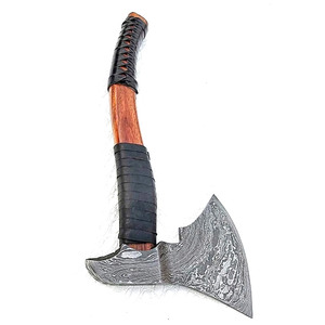 ขวานเหล็กดามัสกัสออกแบบตามสั่ง ผลิตโดยโรงงานชั้นนำ ราคาถูก ขายดี - Product Image 1