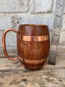 Jarra de Cerveza Vikinga Hecha a Mano, Jarra de Madera de Estilo Medieval, Jarra de Cerveza de Madera Natural - Product Image 6