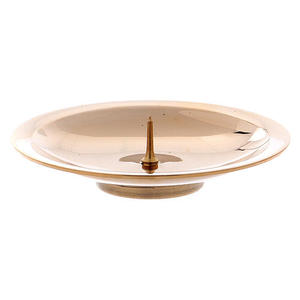 Luxury Polished Brass Candle Holder Set of 2 Tall Gold Finish Classic Design High Quality for Religious or Used Church Home - Product Image 5