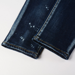 Jeans de Mezclilla Desgastados Estilo Y2K, Unisex, Vintage, Corte Holgado, Estilo Hip Hop, Pantalones Biker, Elásticos, para Todas las Temporadas - Product Image 3