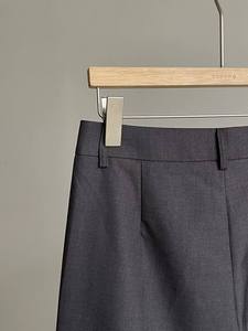 Pantalones de Vestir de Cintura Alta para Mujer, Diseño de Crepé, Pantalones Casuales para Mujer, OEM ODM - Product Image 6