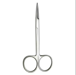 Tijeras Quirúrgicas para Iris de Primera Calidad, Hojas Rectas y Curvas, Puntas Afiladas, Acero Inoxidable, Tijeras para Disección de Iris Delicadas, CE ISO - Product Image 3