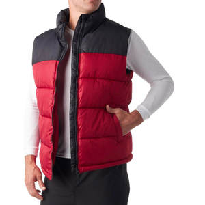 Chaleco Bomber Acolchado de Invierno Personalizado para Hombre con Aislamiento, Diseño Casual y Elegante con Exterior de Lona - Product Image 1