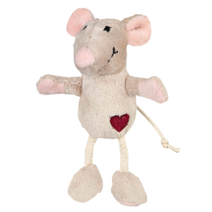 Juguete de Peluche Interactivo para Mascotas, Ratón Beige de 11 cm con Movimiento - Product Image 2