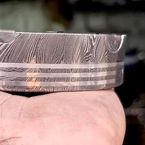 Cenicero Decorativo de Acero de Damasco, Cenicero de Metal con Patrón Hecho a Mano, Duradero, Resistente al Calor, Accesorio para Fumar, Artículo de Regalo - Product Image 6