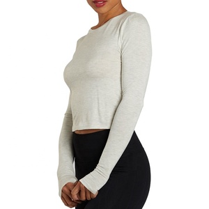 Camiseta Deportiva para Mujer, Elegante, con Diseño en la Espalda, Transpirable, Elástica, de Secado Rápido, para Yoga, Gimnasio, Entrenamiento, Fitness - Product Image 1
