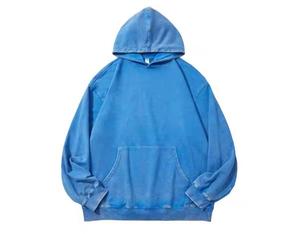 Sweat-shirt à capuche unisexe surdimensionné, imprimé motif, en coton French Terry, décontracté, pour l'hiver, avec poches, coupe classique, respirant - Product Image 4