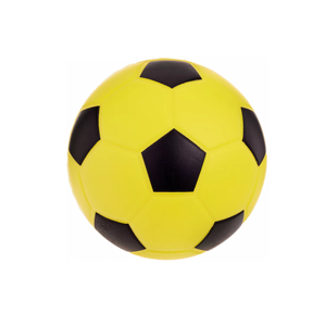 Balón de Fútbol Amarillo con Patrón de Pentágono Negro, Balón de Entrenamiento Resistente, Inflado, Embalaje de 0.4-0.45 kg - Product Image 5