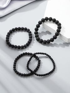 Bracelet en perles de résine acrylique, bracelet extensible tendance pour femmes, accessoires de bijoux faits à la main - Product Image 4