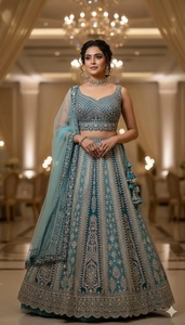 LSHT105 Plus Size Ball Gown <b>Wedding</b> Dress Sweetheart Neckline Cathedral Train Embroidered Fabric Maternity Support Backless - Product Image 2