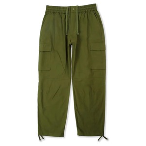 Pantalon cargo vert olive pour homme, coupe droite, multi-poches, coupe classique, vêtements de travail - Product Image 3