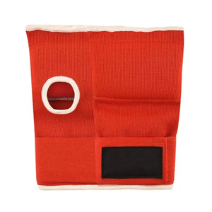 Guantes de Boxeo de Medio Dedo Harry Johnson Production, Rojos, de Algodón, con Cierre de Velcro, para Entrenamiento de Artes Marciales para Adultos - Product Image 3